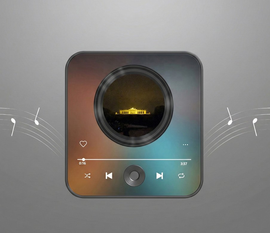 Akrylový Hudobný Magnet